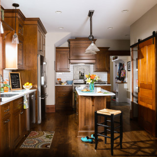 75 Gray Kitchen with Green Backsplash Ideas You'll Love - December, 2023