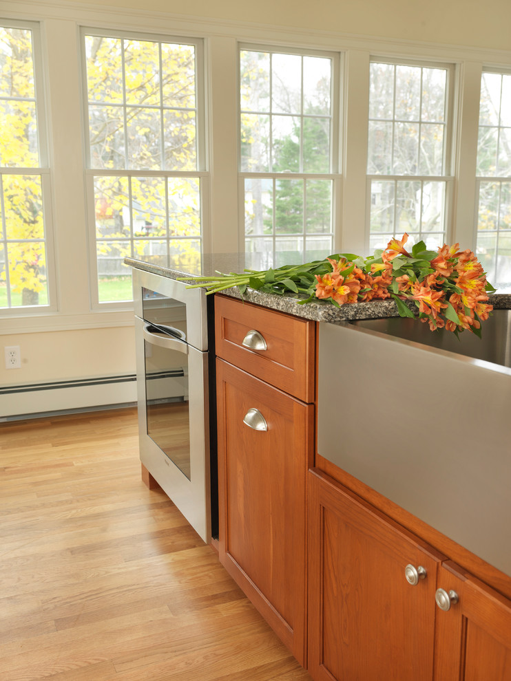 Inspiration for a contemporary kitchen remodel in Providence