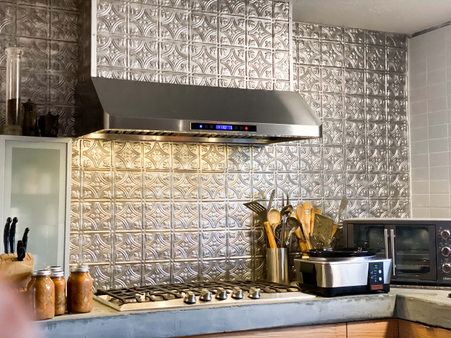 Proline under 2024 cabinet range hood