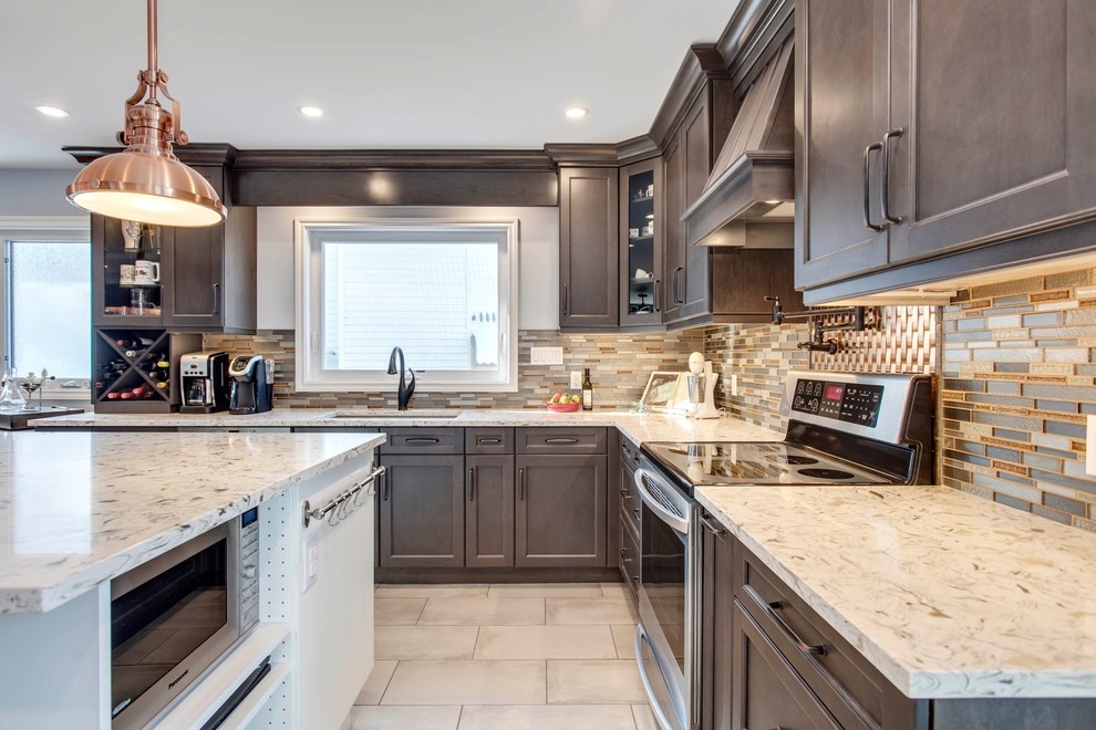 Quartz Countertops Modern Kitchen Edmonton by K&J's Custom Granite Inc. Houzz