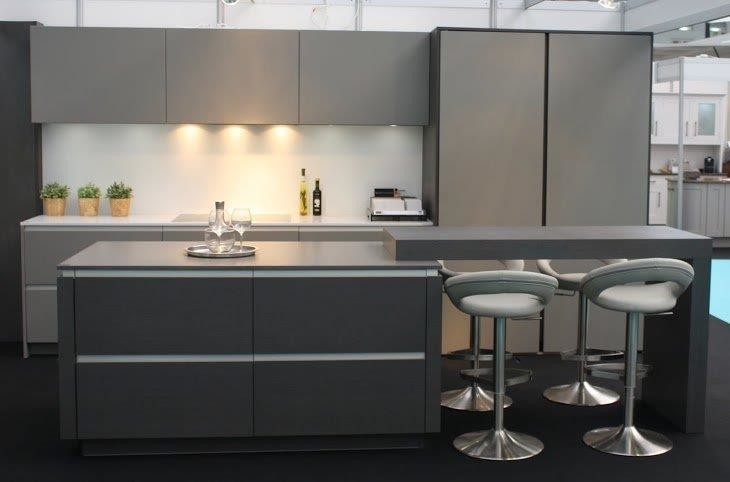 This is an example of a contemporary kitchen in Essex.