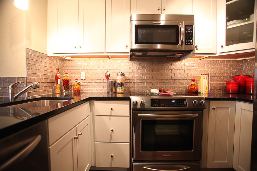 Queen Anne Condo Renovation Modern Kitchen Seattle by Nip Tuck