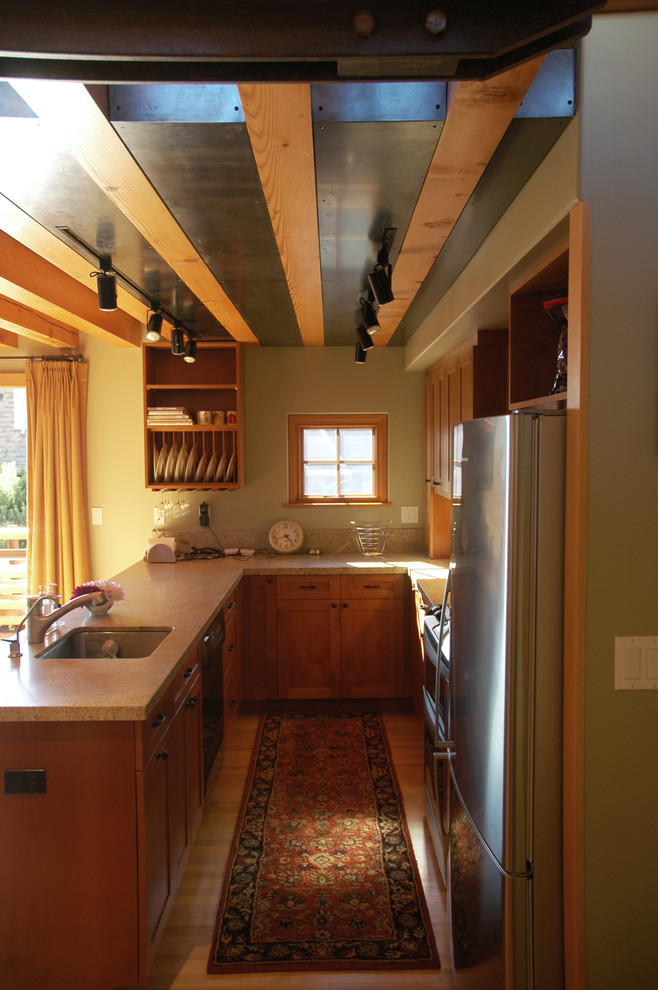 queen anne guest house Contemporary Kitchen Seattle by Woollen