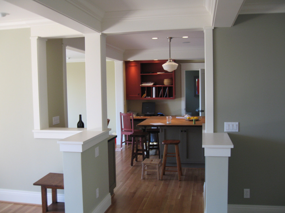 Queen Anne Interior Paint Job Craftsman Kitchen Seattle by