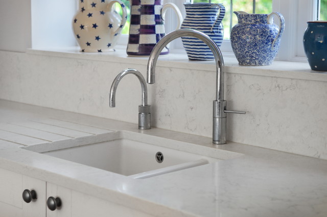 double kitchen sink water tap