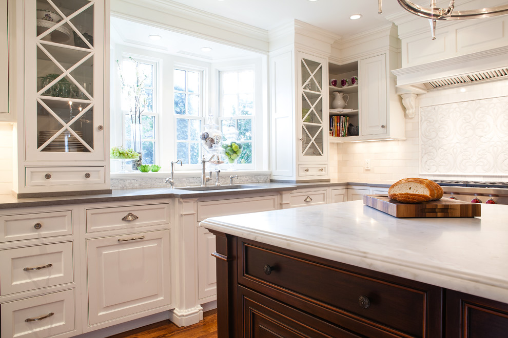 This is an example of a classic u-shaped kitchen in Newark.