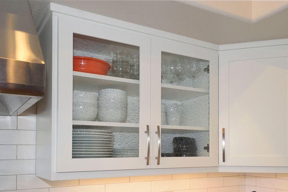 Rain Glass Cabinet Door Inserts Craftsman Kitchen Other By Unique Design Cabinet Company Houzz