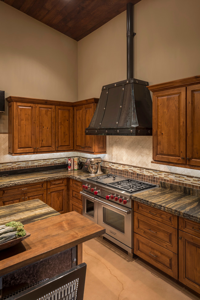 Ranch Territorial Home Southwestern Kitchen Phoenix by Platinum