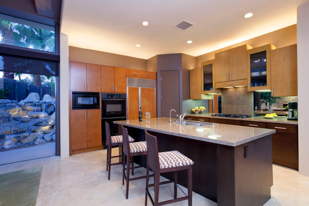 Design ideas for a contemporary kitchen in Los Angeles.