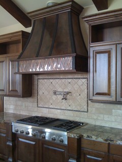 Industrial copper range hoods: 6 custom styles - See 70+ kitchen photos