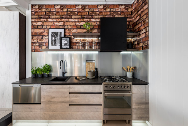 Raw Industrial Style at our Windsor showroom - Industrial - Kitchen - Brisbane - by Kitchens by ...