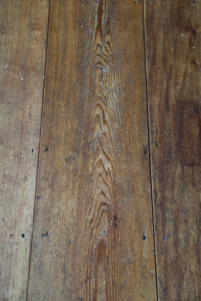 Real Milk Paint Co. Tung oil on reclaimed pine Farmhouse Kitchen