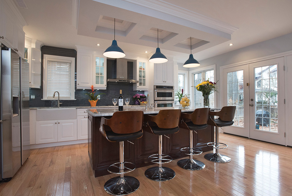 Rear Addition and Renovation, Etobicoke Transitional Kitchen