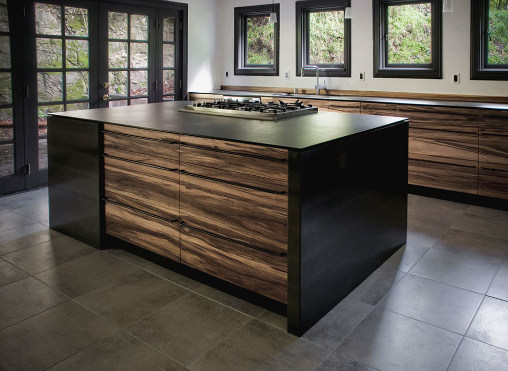 Red gum kitchen Contemporary Kitchen San Francisco by Cannery