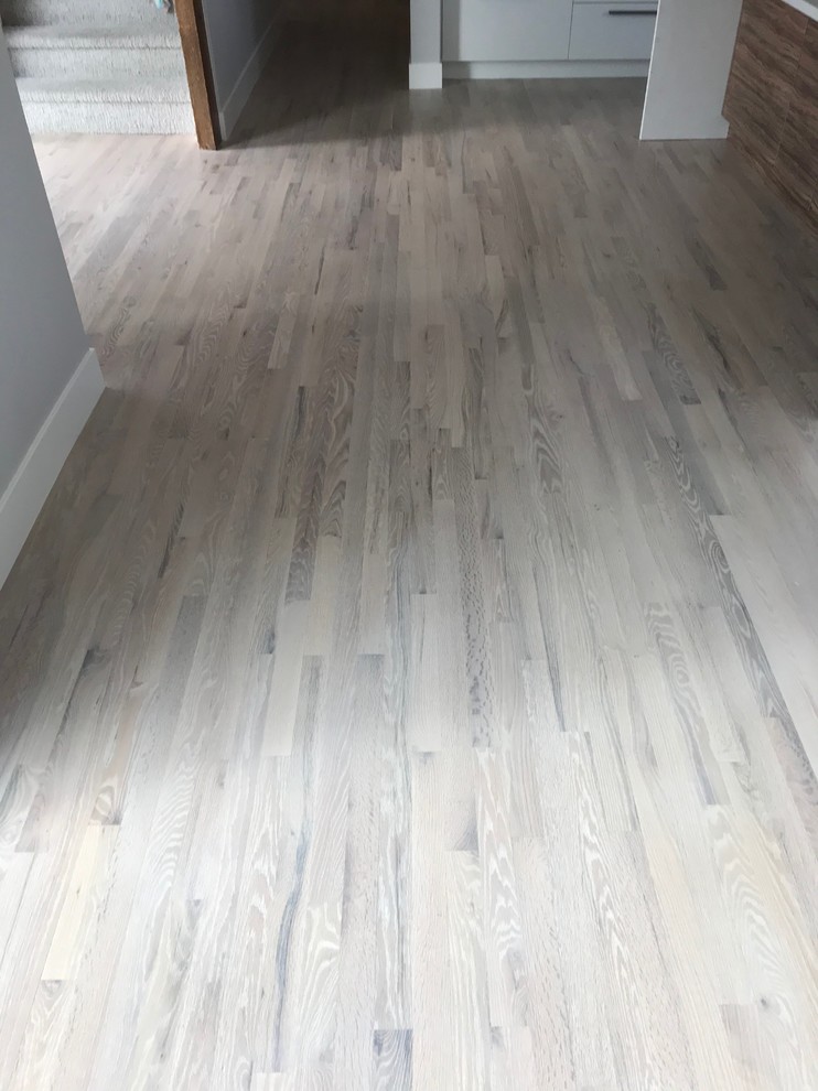 Red Oak finished with Bona craft oil Frost and 2 coats of Bona Traffic