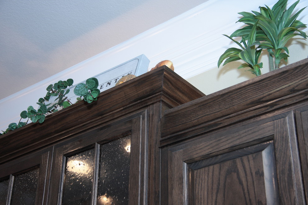 Red Oak Kitchen & Bath With Ebony Stain - Mediterranean ...