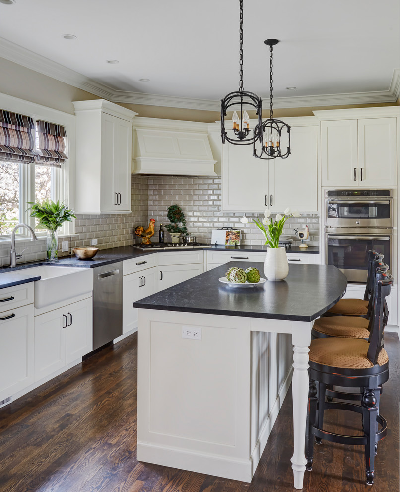 Refined Kitchen Expansion - Transitional - Kitchen - Chicago - by Vine ...