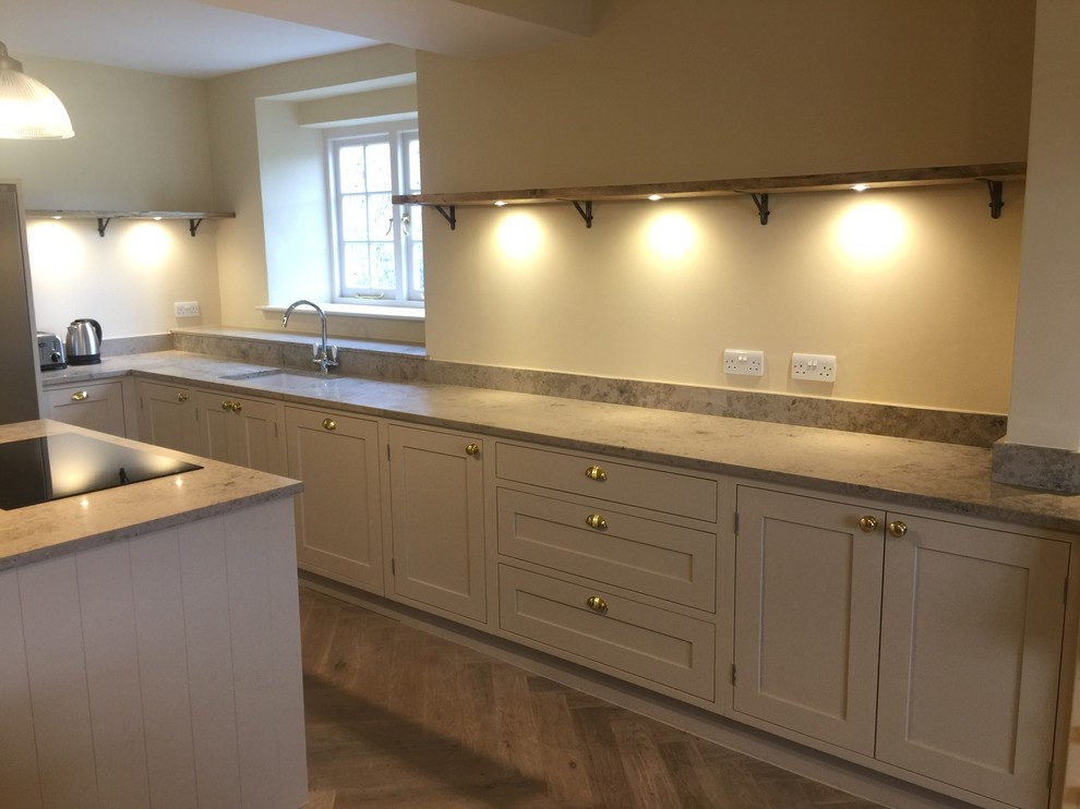 Refurbished Farm House, Somerset. Contemporary Kitchen