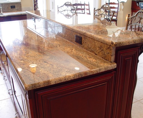 Neutral granite countertops