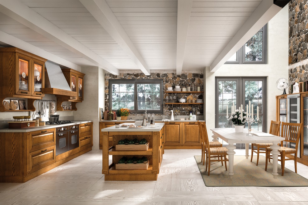 Regale Oak Regale - Traditional - Kitchen - San Diego - by BKT LOFT ...