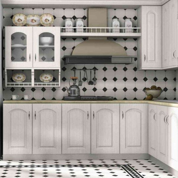 Regent Black And White Floor Tiles Patterned Direct Tile Warehouse Kitchen Other By Direct Tile Warehouse Houzz