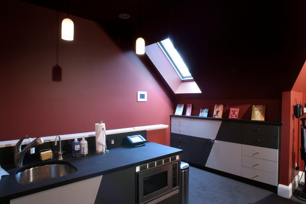 Reshaping the Footprint Eclectic Kitchen Portland by Martha