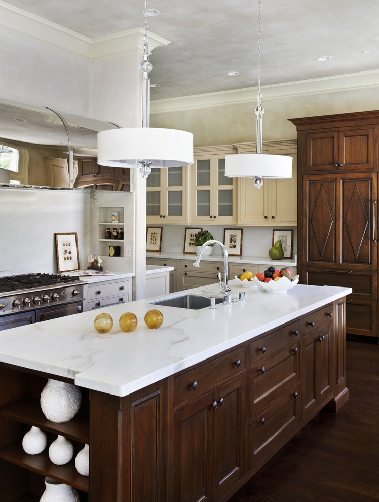 Inspiration for a contemporary kitchen in San Francisco with stainless steel appliances.
