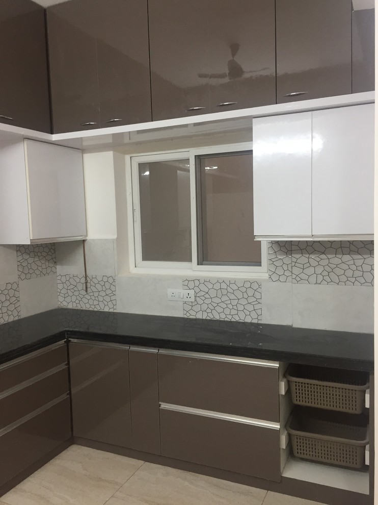 Residential Project 2BHK Modern Kitchen Hyderabad by Diksha Houzz