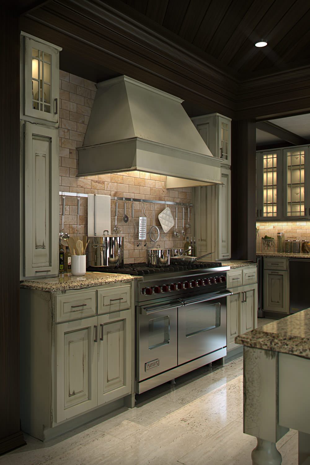 Kitchen Photoshop Rendering Houzz