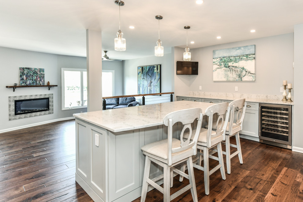 Reston Lakefront Townhome Transitional First Floor Transitional