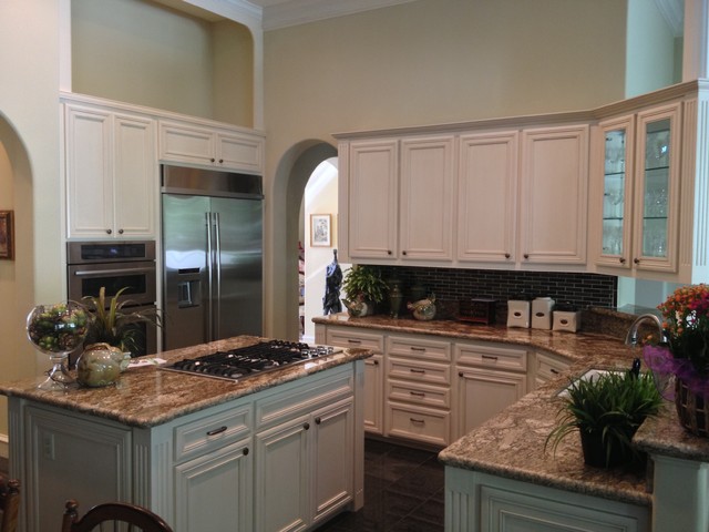 Restyle'd Kitchen - Before and After - Traditional - Kitchen - Houston ...