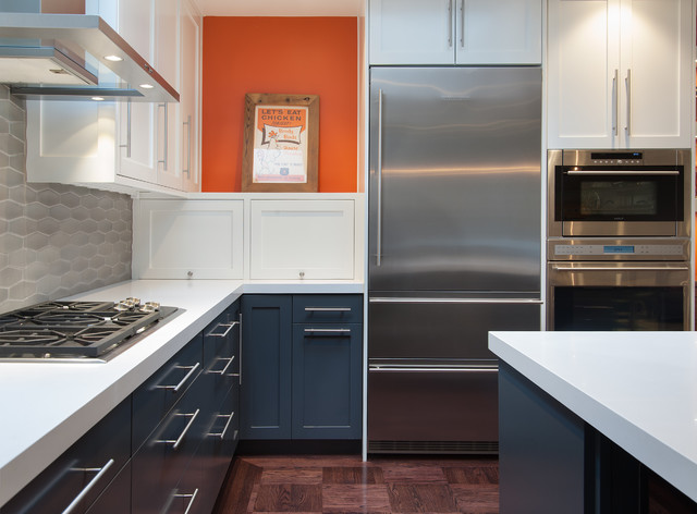 6 Hardware Styles to Pair With Deep-Blue Shaker Cabinets