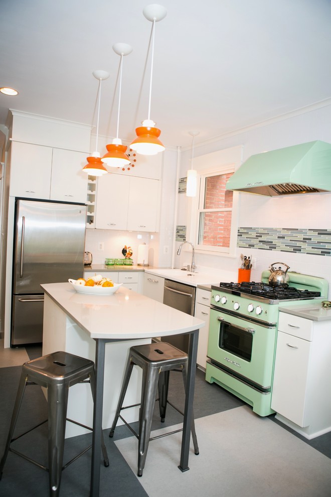 Inspiration for an eclectic kitchen remodel in DC Metro