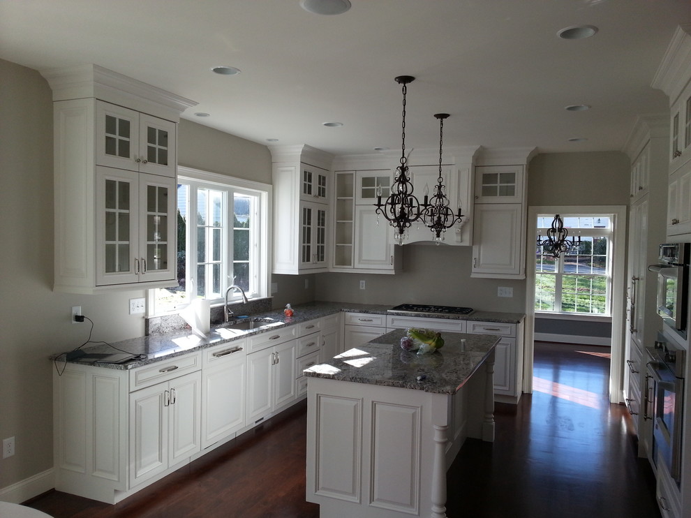Revere Pewter, B.M. Paint Traditional Kitchen Boston by Sandra