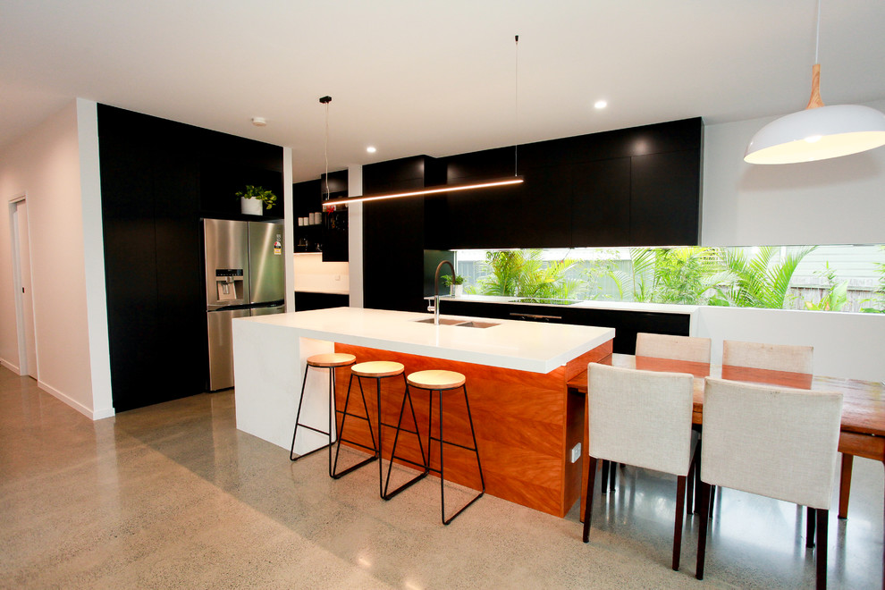 Inspiration for a modern kitchen remodel in Brisbane