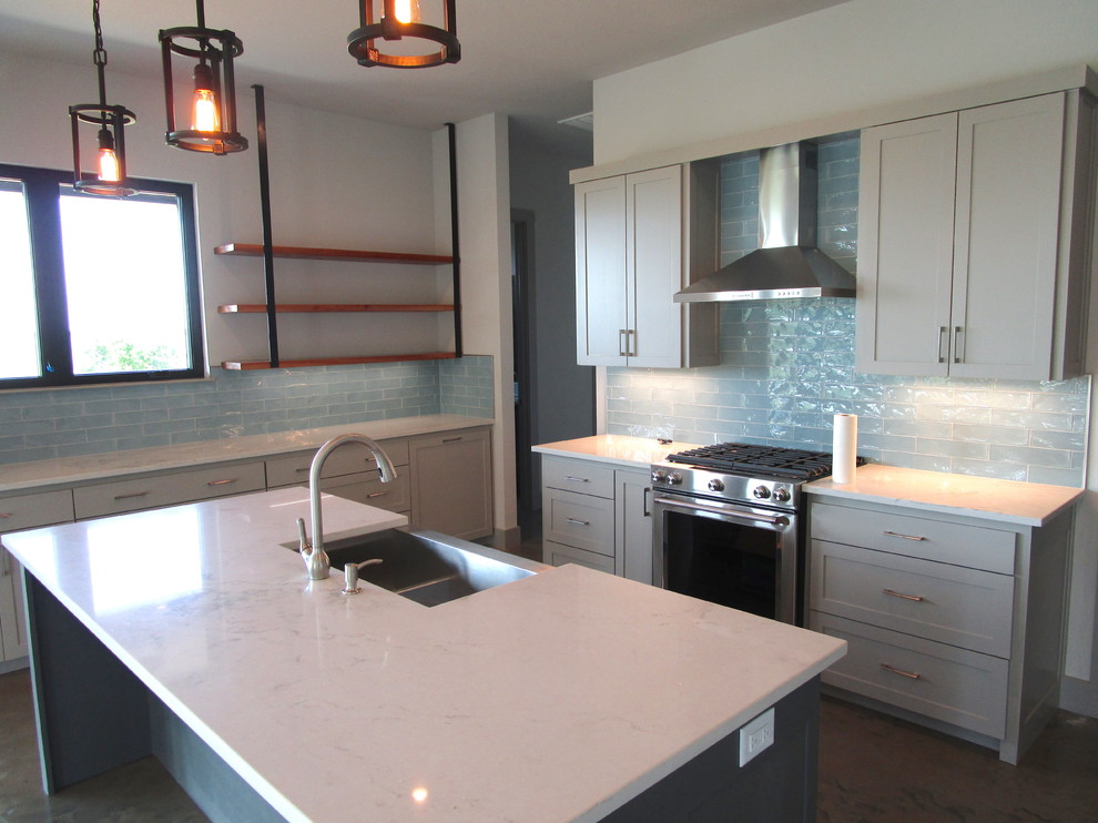 Richland Chambers Lake Custom Home Contemporary Kitchen Dallas