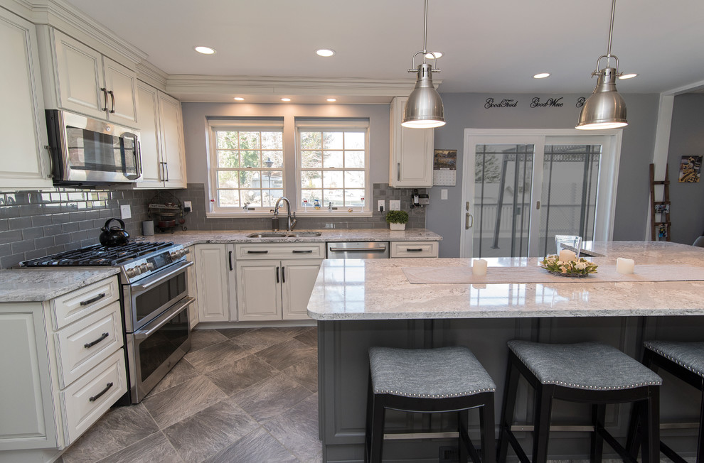 Rising Above the Soffit Transitional Kitchen Baltimore by O