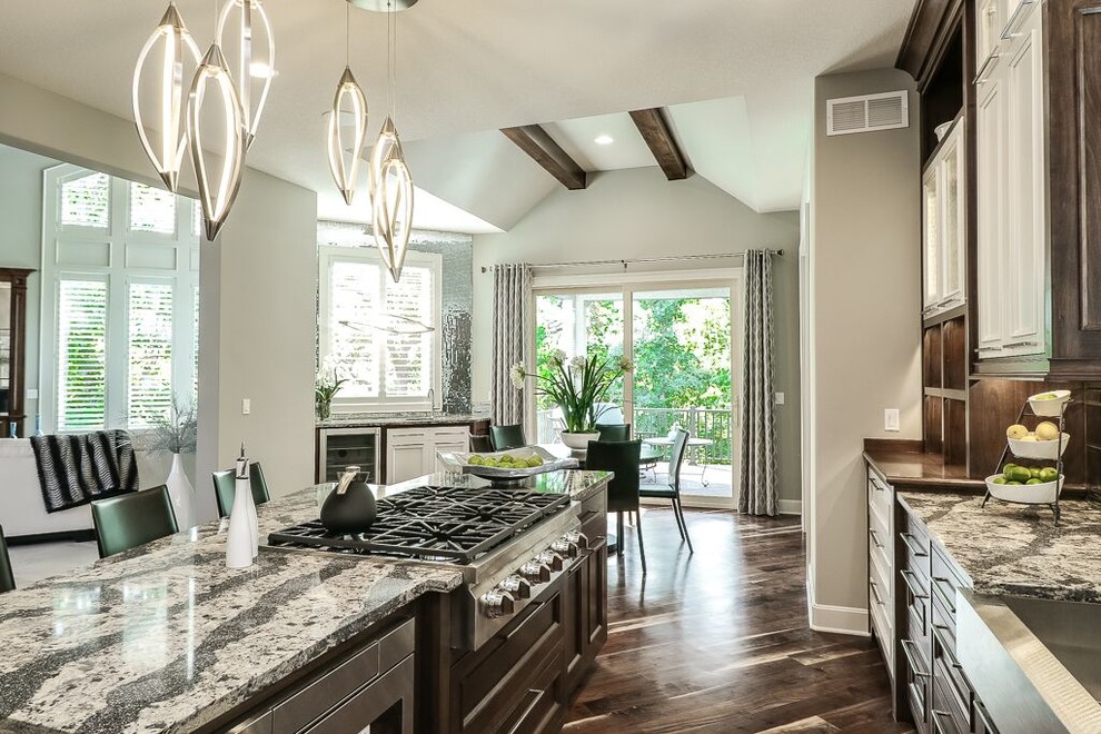 Riss Lake Artisan House Contemporary Kitchen Kansas City by Don