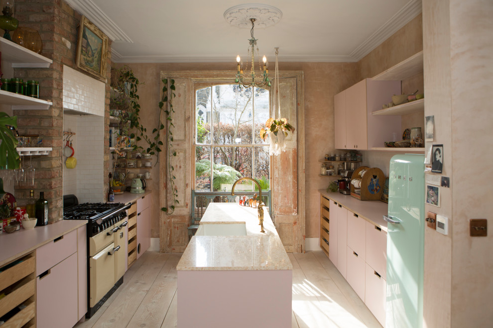 Inspiration for an eclectic kitchen in London.