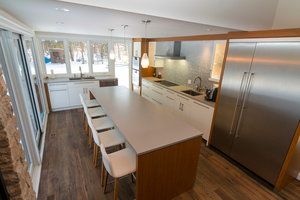 Example of a danish kitchen design in Toronto