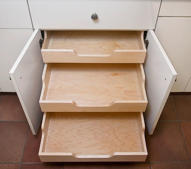 Roll Out Shelves Traditional Kitchen New York by Nadler