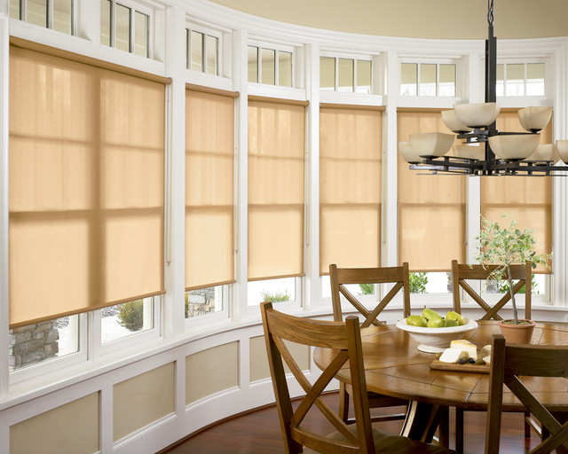 Roller shades with continuous cord loop Kitchen Other by A Blind