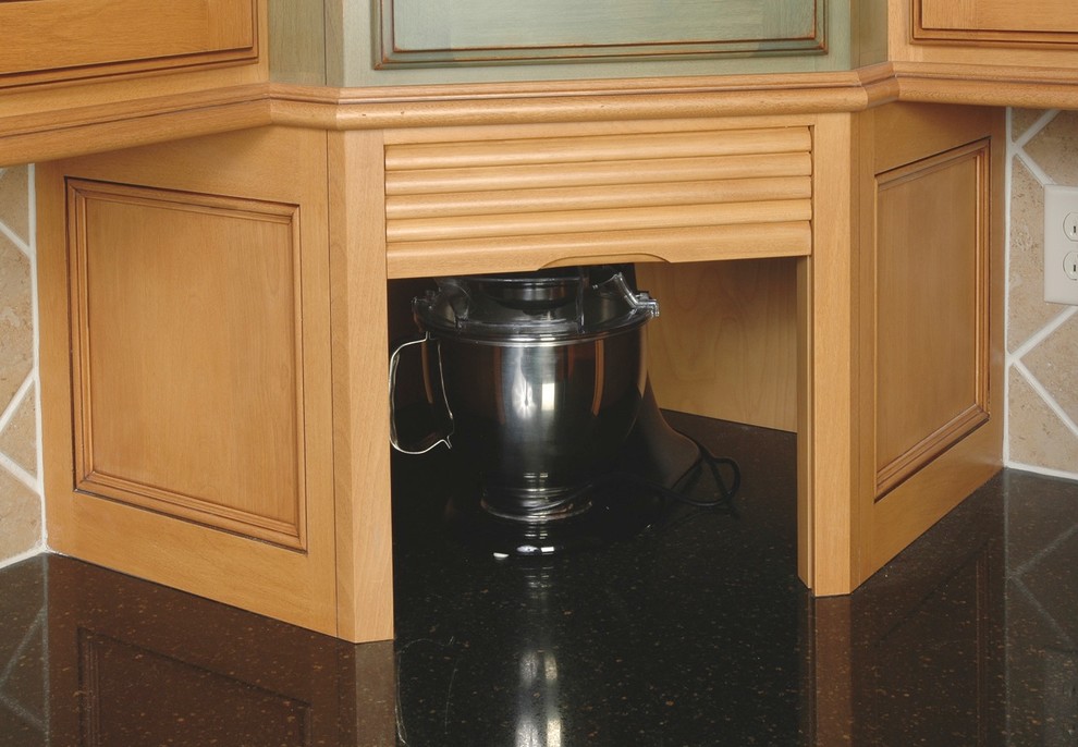 Rolltop Appliance Garage Traditional Kitchen Cleveland by