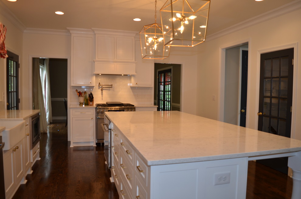 Roswell house main floor renovation Transitional Kitchen
