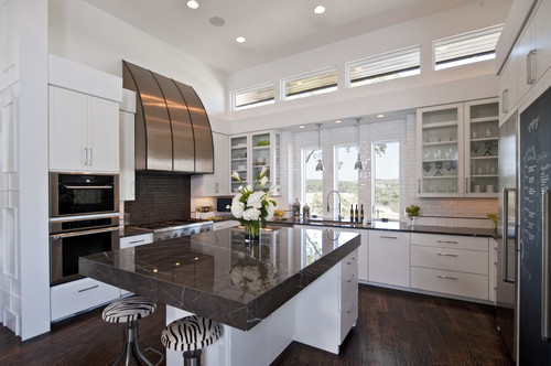 Contemporary kitchen featuring PentalQuartz