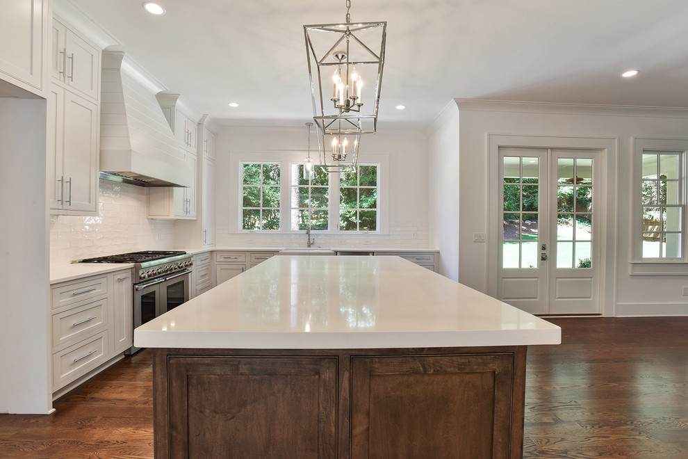 Roxboro Transitional Kitchen Atlanta by First Street Builders