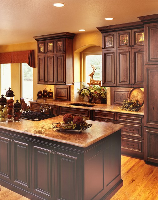 Rustic and Country Kitchens Traditional Kitchen Denver by