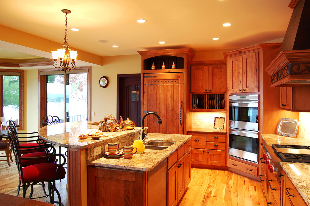 Rustic beech kitchen - Traditional - Kitchen - Other - by Traci Rauner ...