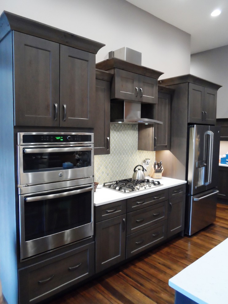 Rustic Beech "London Fog" Transitional Kitchen Other by