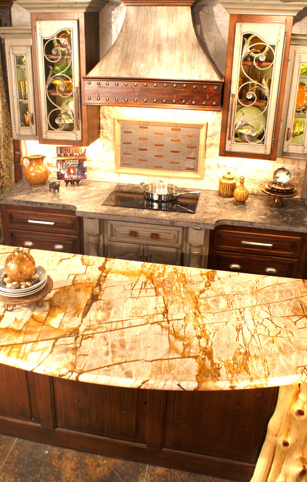 Rustic Display in Edmond Showroom Rustic Kitchen Oklahoma City